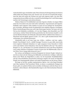 Bild der Seite - 434 - in Musiktheater im höfischen Raum des frühneuzeitlichen Europa - Hof – Oper – Architektur