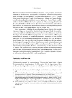 Bild der Seite - 438 - in Musiktheater im höfischen Raum des frühneuzeitlichen Europa - Hof – Oper – Architektur