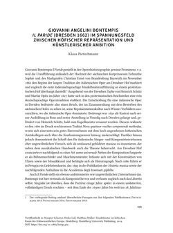 Image of the Page - 449 - in Musiktheater im höfischen Raum des frühneuzeitlichen Europa - Hof – Oper – Architektur