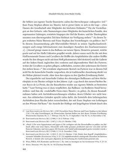 Bild der Seite - 468 - in Musiktheater im höfischen Raum des frühneuzeitlichen Europa - Hof – Oper – Architektur