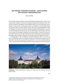 Bild der Seite - 589 - in Musiktheater im höfischen Raum des frühneuzeitlichen Europa - Hof – Oper – Architektur