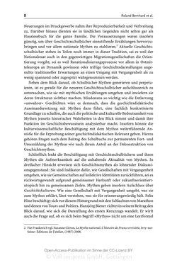 Image of the Page - 8 - in Mythen in deutschsprachigen Geschichtsschulbüchern - Von Marathon bis zum Élyseée-Vertrag