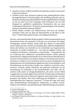 Image of the Page - 27 - in Mythen in deutschsprachigen Geschichtsschulbüchern - Von Marathon bis zum Élyseée-Vertrag