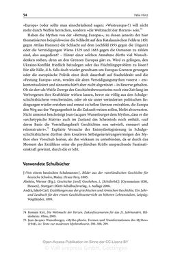 Bild der Seite - 54 - in Mythen in deutschsprachigen Geschichtsschulbüchern - Von Marathon bis zum Élyseée-Vertrag