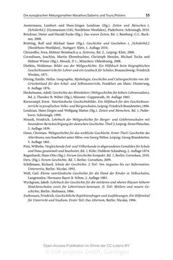 Image of the Page - 55 - in Mythen in deutschsprachigen Geschichtsschulbüchern - Von Marathon bis zum Élyseée-Vertrag