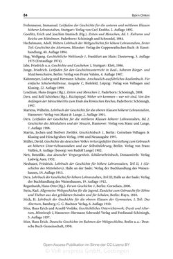 Bild der Seite - 84 - in Mythen in deutschsprachigen Geschichtsschulbüchern - Von Marathon bis zum Élyseée-Vertrag