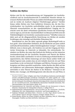 Bild der Seite - 122 - in Mythen in deutschsprachigen Geschichtsschulbüchern - Von Marathon bis zum Élyseée-Vertrag