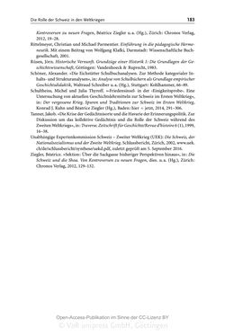 Bild der Seite - 183 - in Mythen in deutschsprachigen Geschichtsschulbüchern - Von Marathon bis zum Élyseée-Vertrag