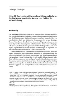 Bild der Seite - 185 - in Mythen in deutschsprachigen Geschichtsschulbüchern - Von Marathon bis zum Élyseée-Vertrag