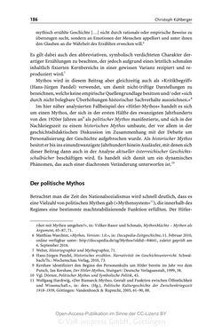 Bild der Seite - 186 - in Mythen in deutschsprachigen Geschichtsschulbüchern - Von Marathon bis zum Élyseée-Vertrag