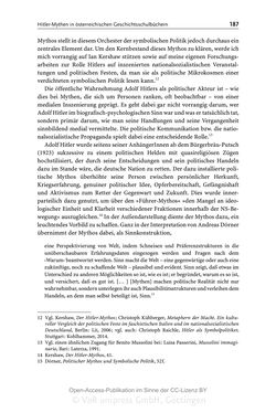 Bild der Seite - 187 - in Mythen in deutschsprachigen Geschichtsschulbüchern - Von Marathon bis zum Élyseée-Vertrag
