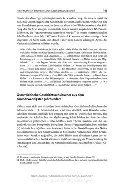 Bild der Seite - 195 - in Mythen in deutschsprachigen Geschichtsschulbüchern - Von Marathon bis zum Élyseée-Vertrag