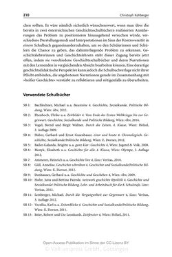 Bild der Seite - 210 - in Mythen in deutschsprachigen Geschichtsschulbüchern - Von Marathon bis zum Élyseée-Vertrag