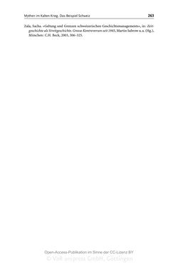 Image of the Page - 263 - in Mythen in deutschsprachigen Geschichtsschulbüchern - Von Marathon bis zum Élyseée-Vertrag