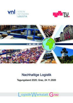 Bild der Seite - (000001) - in Nachhaltige Logistik - Logistik Werkstatt Graz