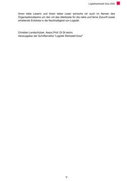 Image of the Page - V - in Nachhaltige Logistik - Logistik Werkstatt Graz