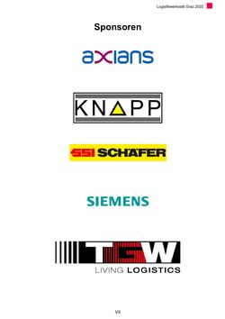 Image of the Page - VII - in Nachhaltige Logistik - Logistik Werkstatt Graz