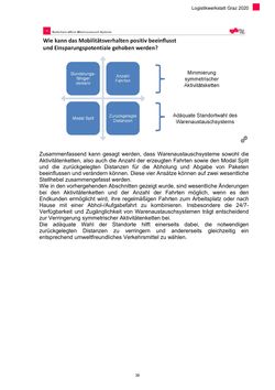 Bild der Seite - 39 - in Nachhaltige Logistik - Logistik Werkstatt Graz