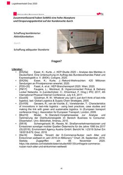Bild der Seite - 40 - in Nachhaltige Logistik - Logistik Werkstatt Graz