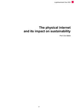 Image of the Page - 97 - in Nachhaltige Logistik - Logistik Werkstatt Graz