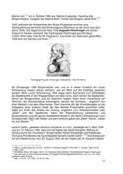 Bild der Seite - 21 - in Niclas Khueperger - (1531 bis 1597)