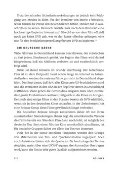 Bild der Seite - 112 - in No Copy - Die Welt der digitalen  Raubkopie