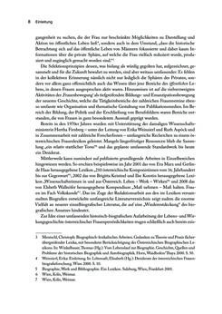 Bild der Seite - 8 - in biografiA. - Lexikon österreichischer Frauen, Band 1, A – H
