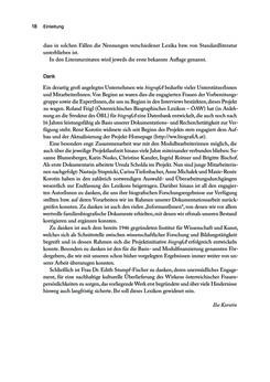 Image of the Page - 18 - in biografiA. - Lexikon österreichischer Frauen, Volume 1, A – H