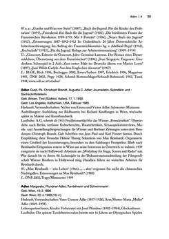 Bild der Seite - 39 - in biografiA. - Lexikon österreichischer Frauen, Band 1, A – H