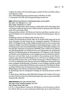 Image of the Page - 43 - in biografiA. - Lexikon österreichischer Frauen, Volume 1, A – H