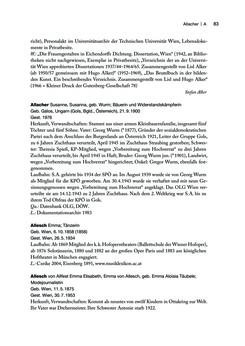 Image of the Page - 83 - in biografiA. - Lexikon österreichischer Frauen, Volume 1, A – H