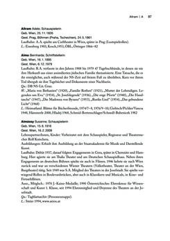 Image of the Page - 87 - in biografiA. - Lexikon österreichischer Frauen, Volume 1, A – H