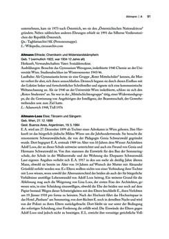 Image of the Page - 91 - in biografiA. - Lexikon österreichischer Frauen, Volume 1, A – H