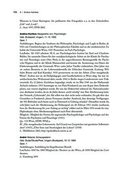 Bild der Seite - 106 - in biografiA. - Lexikon österreichischer Frauen, Band 1, A – H