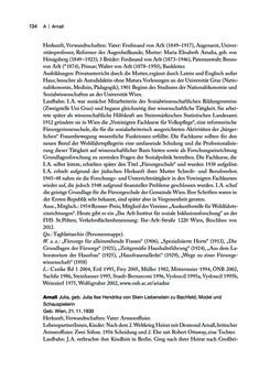 Image of the Page - 134 - in biografiA. - Lexikon österreichischer Frauen, Volume 1, A – H
