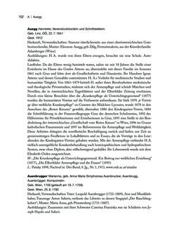Image of the Page - 152 - in biografiA. - Lexikon österreichischer Frauen, Volume 1, A – H