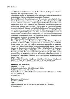 Image of the Page - 218 - in biografiA. - Lexikon österreichischer Frauen, Volume 1, A – H