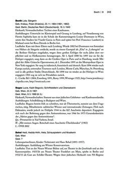 Bild der Seite - 243 - in biografiA. - Lexikon österreichischer Frauen, Band 1, A – H