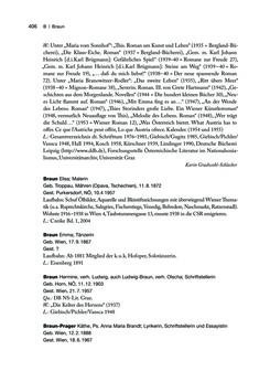 Bild der Seite - 406 - in biografiA. - Lexikon österreichischer Frauen, Band 1, A – H