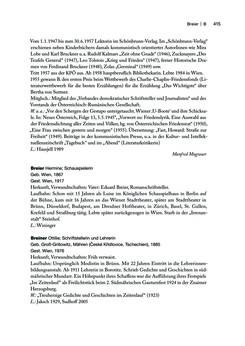 Image of the Page - 415 - in biografiA. - Lexikon österreichischer Frauen, Volume 1, A – H