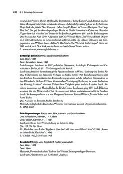Image of the Page - 430 - in biografiA. - Lexikon österreichischer Frauen, Volume 1, A – H