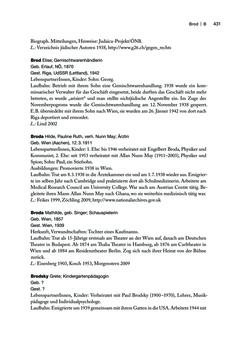 Image of the Page - 431 - in biografiA. - Lexikon österreichischer Frauen, Volume 1, A – H