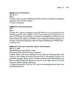 Image of the Page - 541 - in biografiA. - Lexikon österreichischer Frauen, Volume 1, A – H