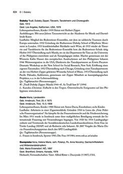 Image of the Page - 624 - in biografiA. - Lexikon österreichischer Frauen, Volume 1, A – H