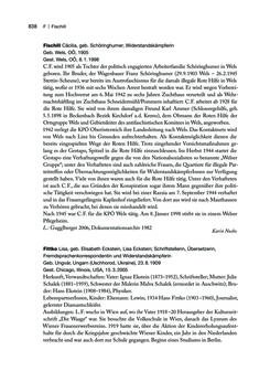 Image of the Page - 838 - in biografiA. - Lexikon österreichischer Frauen, Volume 1, A – H