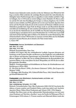 Image of the Page - 885 - in biografiA. - Lexikon österreichischer Frauen, Volume 1, A – H