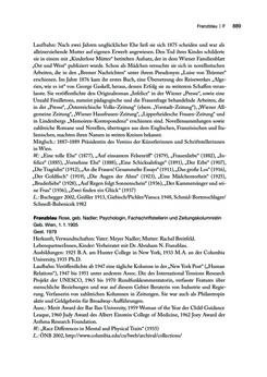 Image of the Page - 889 - in biografiA. - Lexikon österreichischer Frauen, Volume 1, A – H