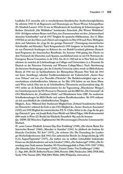 Image of the Page - 909 - in biografiA. - Lexikon österreichischer Frauen, Volume 1, A – H