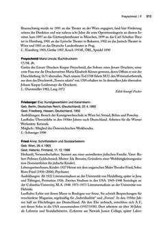 Image of the Page - 913 - in biografiA. - Lexikon österreichischer Frauen, Volume 1, A – H