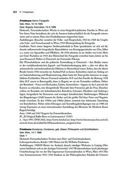 Image of the Page - 922 - in biografiA. - Lexikon österreichischer Frauen, Volume 1, A – H